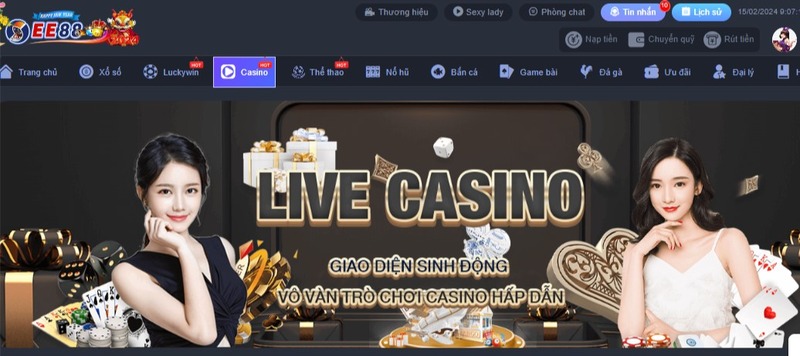 Đánh Giá Chất Lượng Của Game Casino EE88